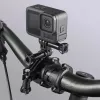 HAMA Passive Holder for Action Camera — Large, Black, for Bikes and Outdoor (fits tubes 2.5–6.2 cm)