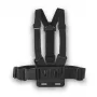 Camera chest harness HAMA 00004567 for action cameras (GoPro compatible), black, adjustable chest mount