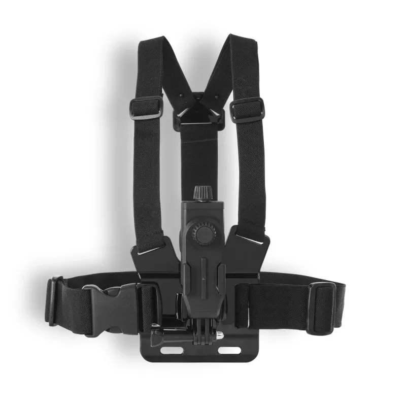 Camera chest harness HAMA 00004567 for action cameras (GoPro compatible), black, adjustable chest mount
