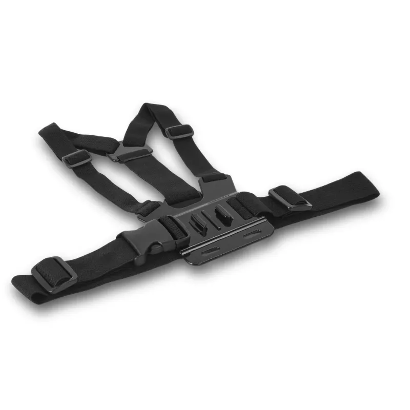 Camera chest harness HAMA 00004567 for action cameras (GoPro compatible), black, adjustable chest mount