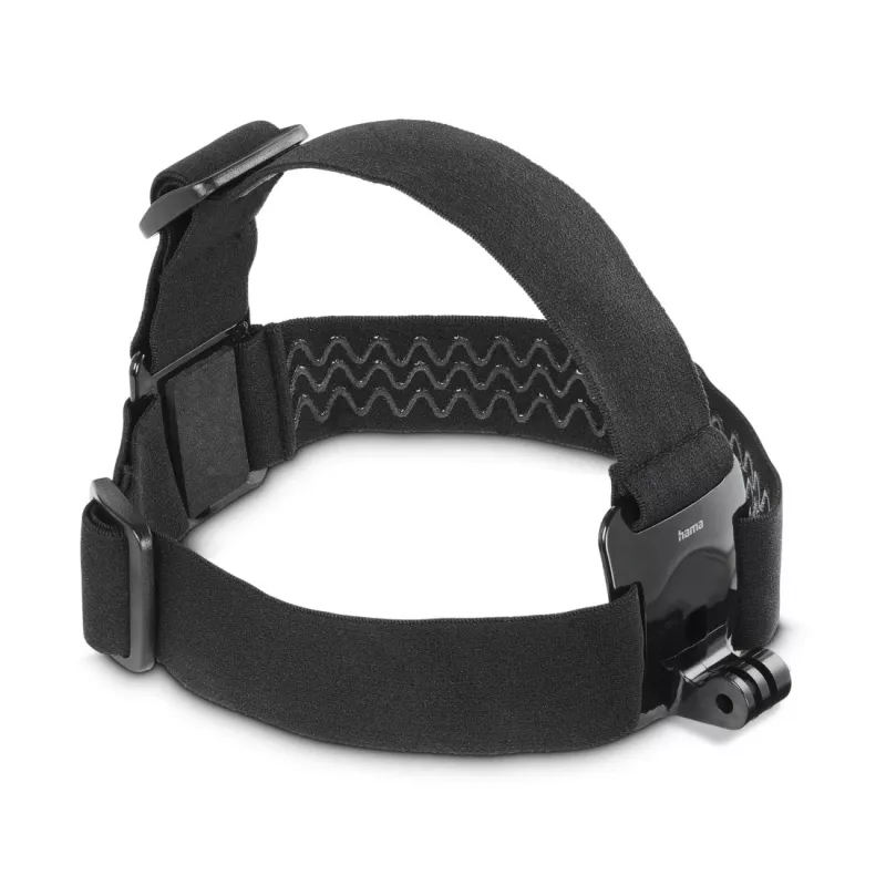 Passive Head/Helmet Holder HAMA 00004568 for Action Cameras, Black, for head mounting