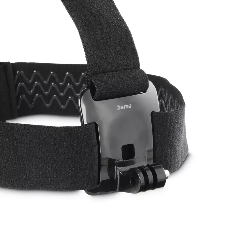 Passive Head/Helmet Holder HAMA 00004568 for Action Cameras, Black, for head mounting