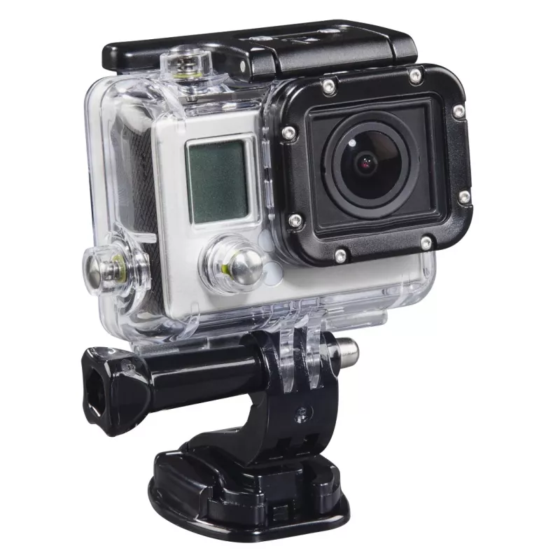 HAMA passive holder for action camera 00004569 — black, car and helmet mounting