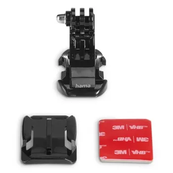 HAMA Passive Holder for Action Camera 00004571 — Helmet/Head Mount, Black