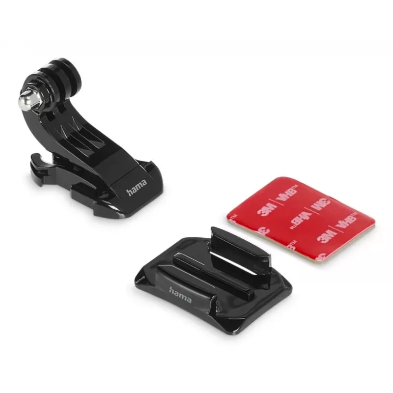 HAMA Passive Holder for Action Camera 00004571 — Helmet/Head Mount, Black