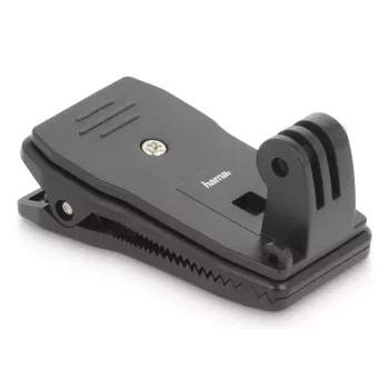 HAMA Passive Holder for Action Camera 00004573, Universal Clip Mount, Black