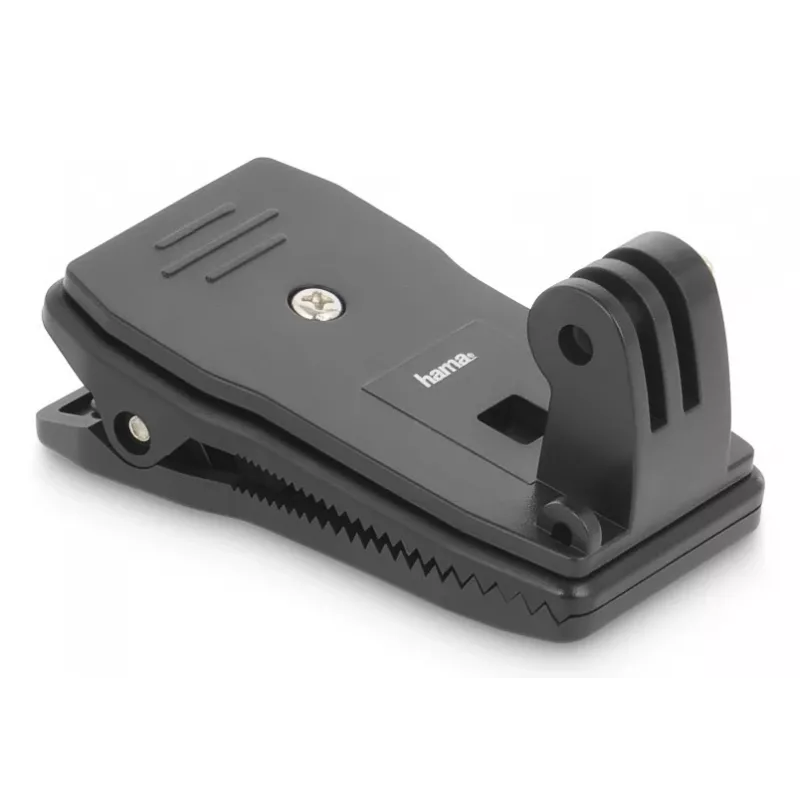 HAMA Passive Holder for Action Camera 00004573, Universal Clip Mount, Black
