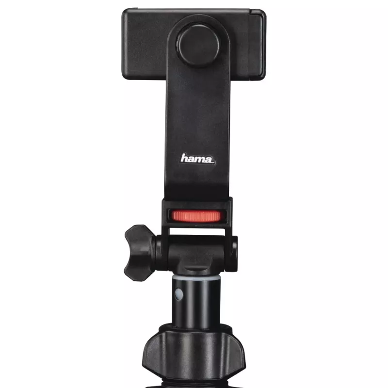 Tripod Hama Rotary Smartphone II for Smartphone and Digital Camera, 3‑leg, Max Load 1 kg, Height 41.5–150 cm, Black