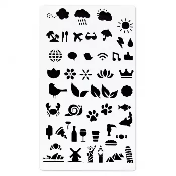 Hama 00007743 stencil White Plastic Art stencil