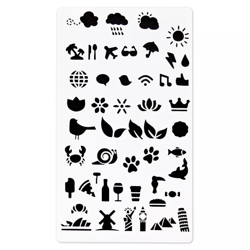 Hama 00007743 stencil White Plastic Art stencil