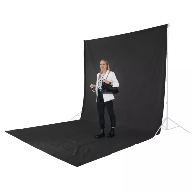 Background Screen Hama 00021157 Black Cotton 2950mm x 6000mm