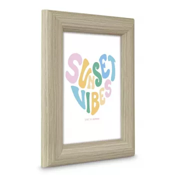 Picture frame HAMA Tori single MDF Brown for 13×18 cm photos, FSC-certified