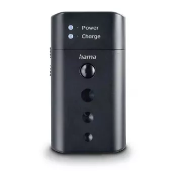 Battery charger HAMA 00081390 for digital camera batteries — USB, Li‑Ion and NiMH compatible, 5V input