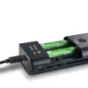 Battery charger HAMA 00081390 for digital camera batteries — USB, Li‑Ion and NiMH compatible, 5V input