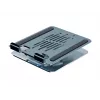 Multimedia Tablet Stand CONCEPTRONIC THANA09G — foldable swivel stand, 360° rotating base, adjustable height, grey, 150×110×40 mm