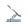 Laptop stand CONCEPTRONIC THANA10G — foldable aluminium, adjustable height, grey, 240×220×50 mm
