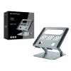 Laptop stand CONCEPTRONIC THANA10G — foldable aluminium, adjustable height, grey, 240×220×50 mm