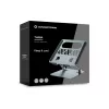 Laptop stand CONCEPTRONIC THANA10G — foldable aluminium, adjustable height, grey, 240×220×50 mm