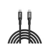 USB4 Gen 4x2 C‑to‑C Cable EQUIP 1.2m, 80Gbps, PD240W, 8K@60Hz, Black
