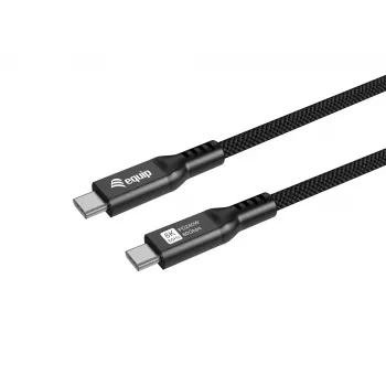 USB4 Gen4x2 C‑to‑C Cable EQUIP 2 m, 80 Gbps, PD 240W, 8K@60Hz, Black