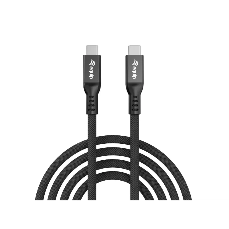 USB4 Gen4x2 C‑to‑C Cable EQUIP 2 m, 80 Gbps, PD 240W, 8K@60Hz, Black