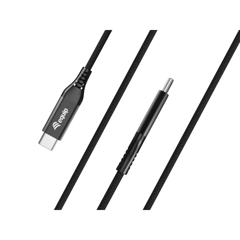 Equip USB 4 Ultra Slim C to C Cable, 1.2m, PD240W, 4K/60Hz, 40Gbps, Black