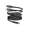 USB-C to 2x USB-C Y-Charging Cable EQUIP 1.5m PD 140W, USB 2.0, Black