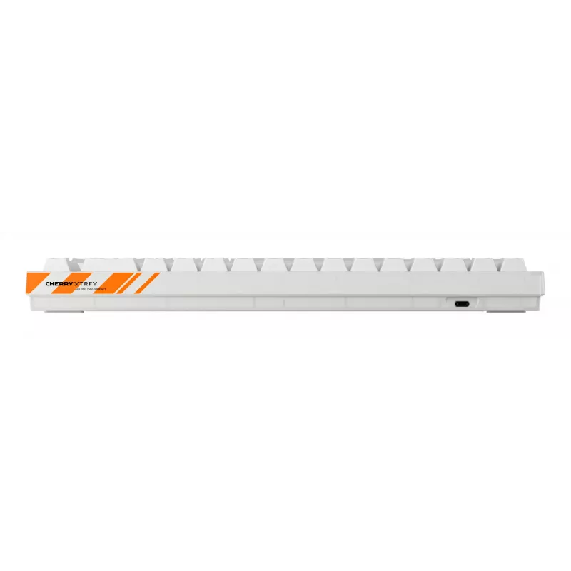 Mechanical Gaming Keyboard Cherry K5 Pro TMR Compact 65% QWERTY US, Wired USB, RGB, Orange/White
