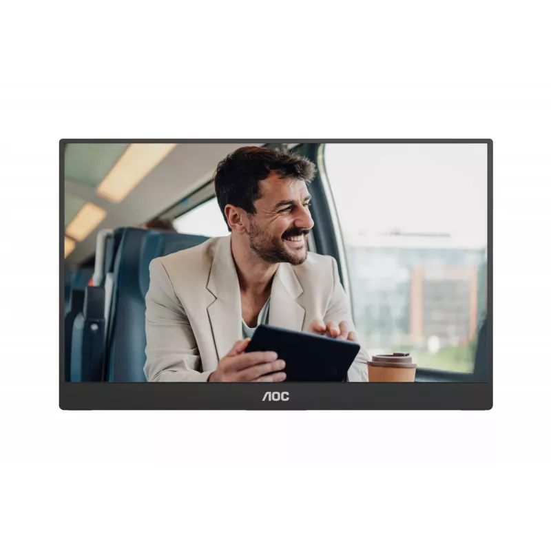 AOC 16T20E2 portable TV/monitor Portable monitor Black 39.6 cm (15.6 inch) LED 1920 x 1080 pixels
