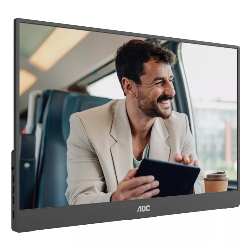 AOC 16T20E2 portable TV/monitor Portable monitor Black 39.6 cm (15.6 inch) LED 1920 x 1080 pixels