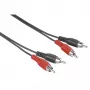 Audio Cable Hama 00205086 2.5m 2xRCA Male Black