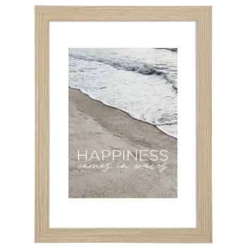 Hama Waves Single picture frame Oak