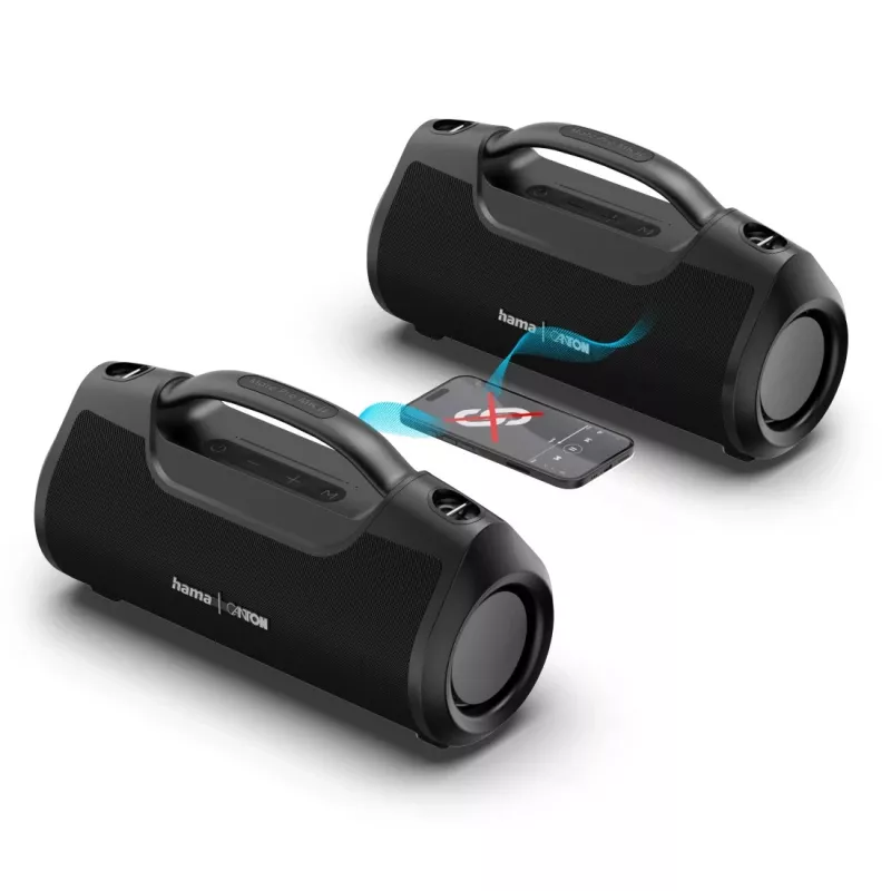 Hama Mate Pro MK II Stereo portable speaker Black 60 W
