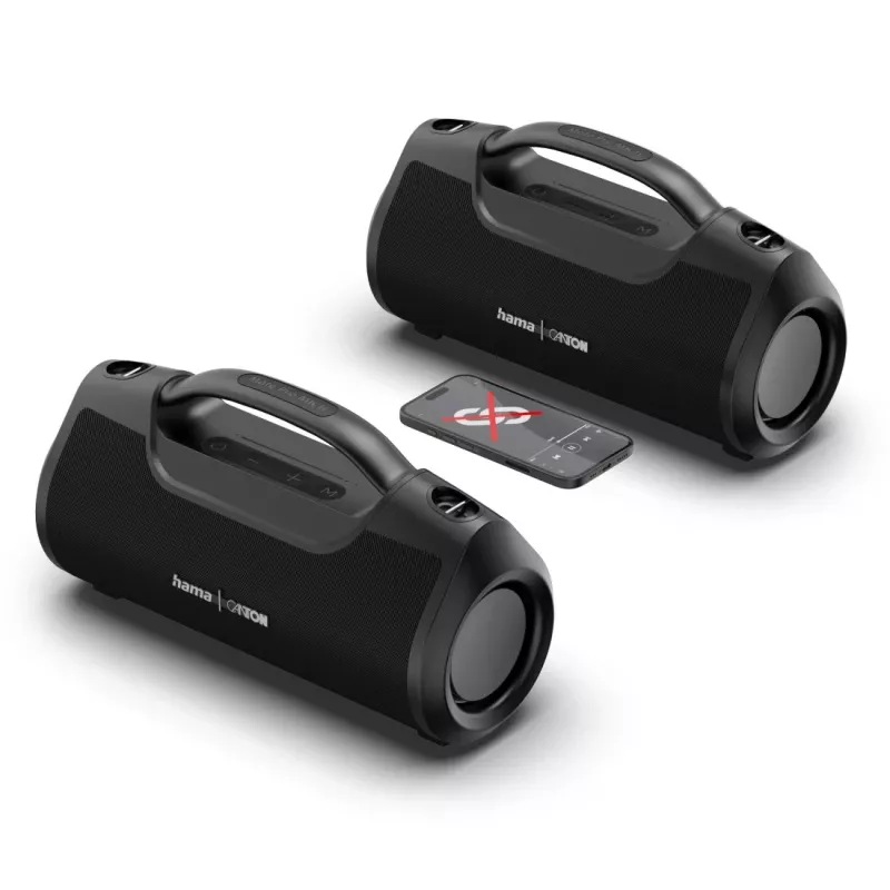 Hama Mate Pro MK II Stereo portable speaker Black 60 W