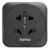 Hama 00223460 power plug adapter Type E/F hybrid Universal Black