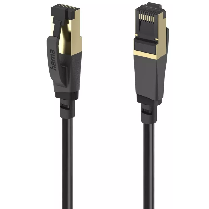 Hama 00202000 networking cable Black 0.5 m Cat8 S/FTP (S-STP)