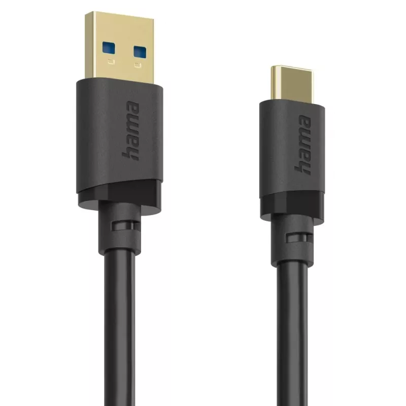 Hama 00202005 USB cable USB 3.2 Gen 1 (3.1 Gen 1) 0.75 m USB A USB C Black