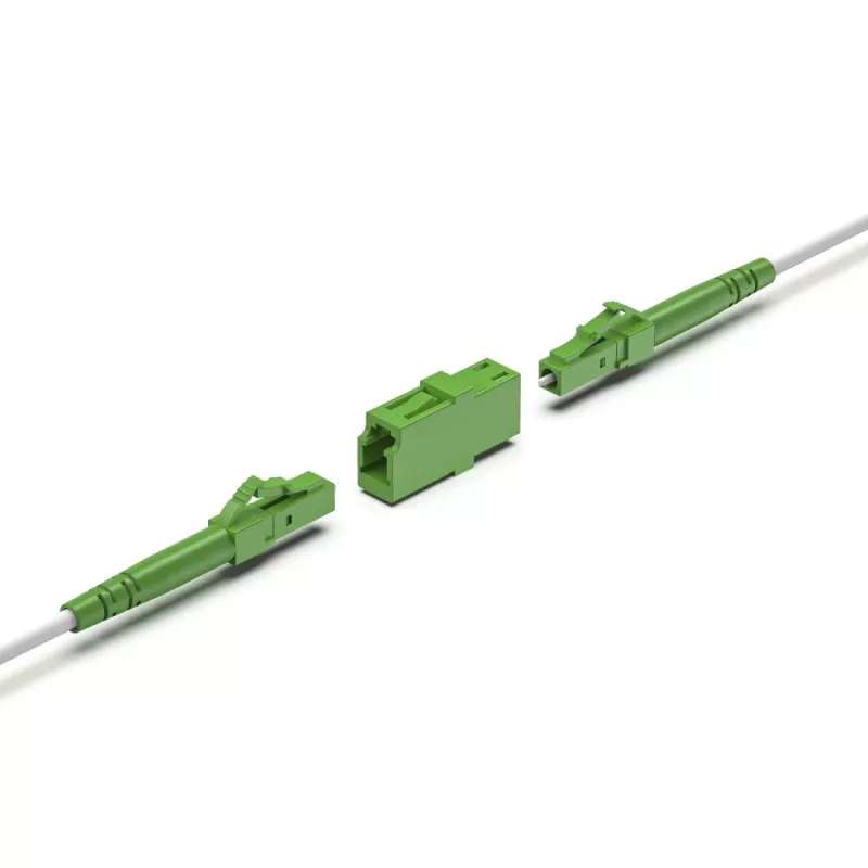 Hama 00200801 fibre optic adapter LC/APC 1 pc(s) Green