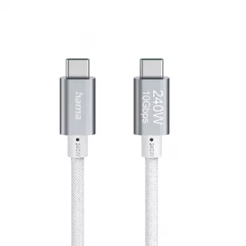 Hama Full-Featured USB cable USB 3.2 Gen 2 (3.1 Gen 2) 1.5 m USB C White