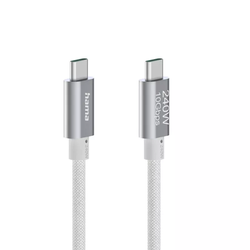 Hama Full-Featured USB cable USB 3.2 Gen 2 (3.1 Gen 2) 1.5 m USB C White