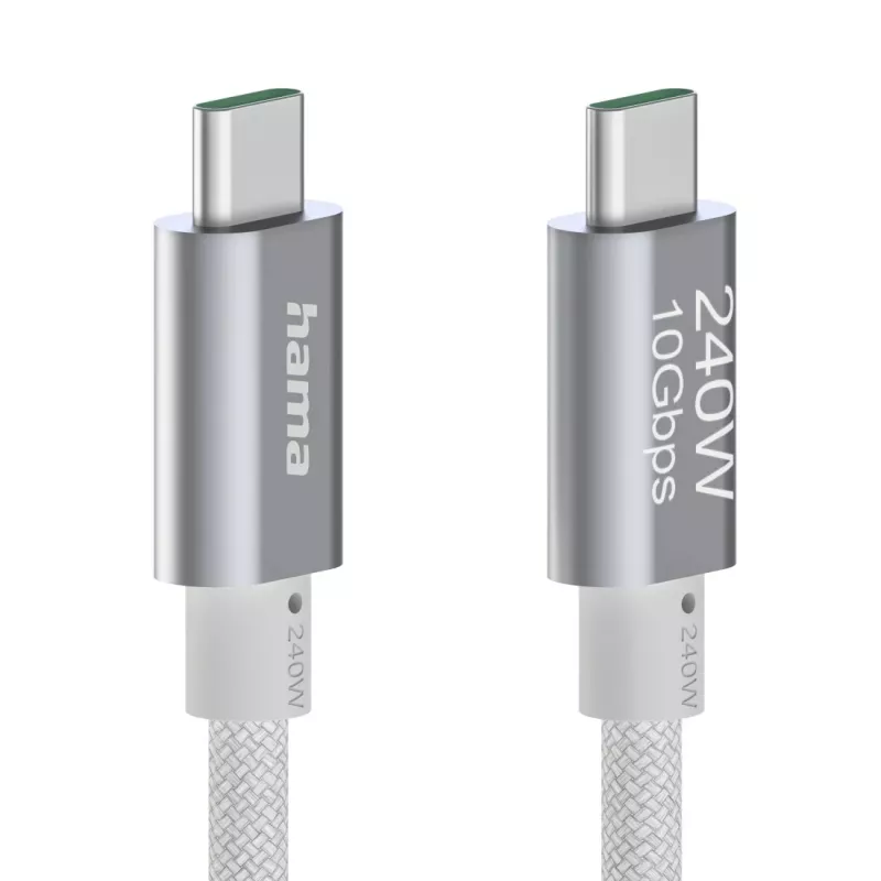 Hama Full-Featured USB cable USB 3.2 Gen 2 (3.1 Gen 2) 1.5 m USB C White