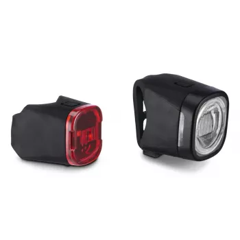 Hama 00185837 bicycle light Rear lighting + Front lighting (set) LED