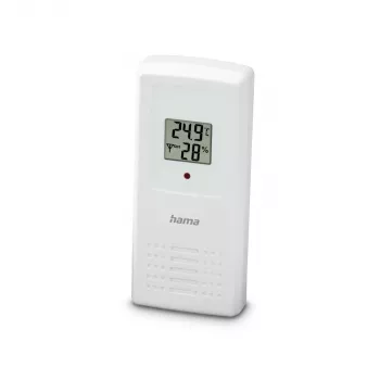 Hama 00222244 digital weather station White Battery