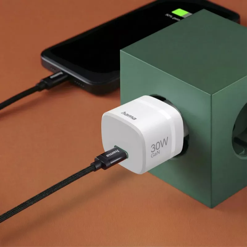Hama 00201964 mobile device charger Smartphone, Tablet, Power bank, Headset White AC Fast charging Indoor