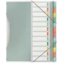 Esselte Colour'Breeze Divider Book with 12 Tabs, Multicolour, Polypropylene (PP), 266 mm, 20 mm, 370 g, 1 pc(s)
