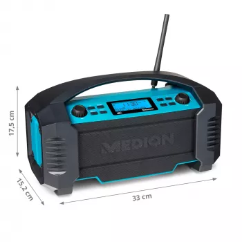 MEDION LIFE E66050 Worksite Analog & digital Black, Blue