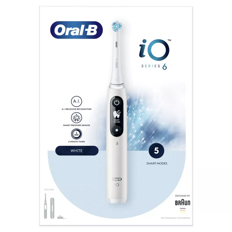 Oral-B iO 80351523 electric toothbrush Adult Vibrating toothbrush Black, Blue