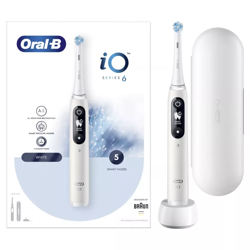 Oral-B iO 80351523 electric toothbrush Adult Vibrating toothbrush Black, Blue