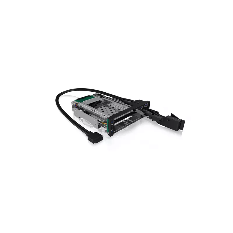 ICY BOX IB-174SSK-U 13.3 cm (5.25 inch) Storage drive tray Black
