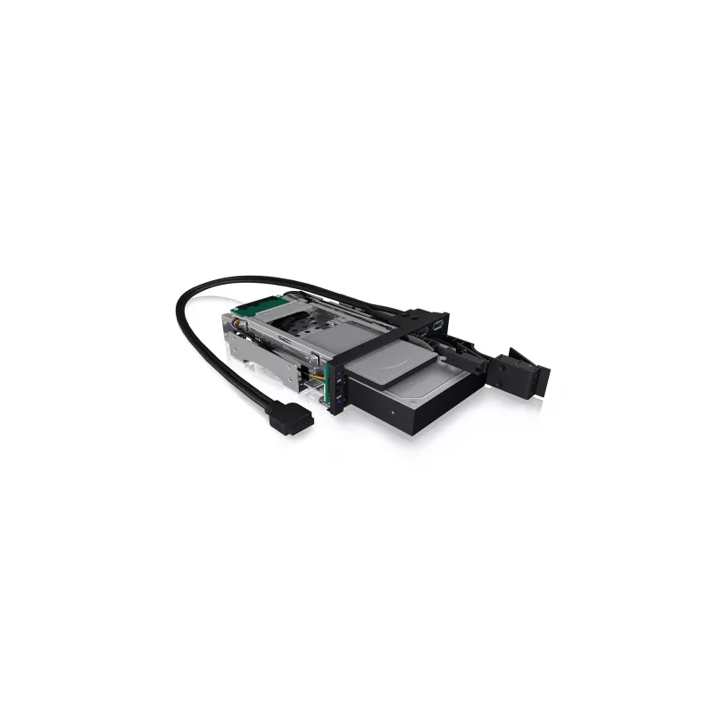 ICY BOX IB-174SSK-U 13.3 cm (5.25 inch) Storage drive tray Black